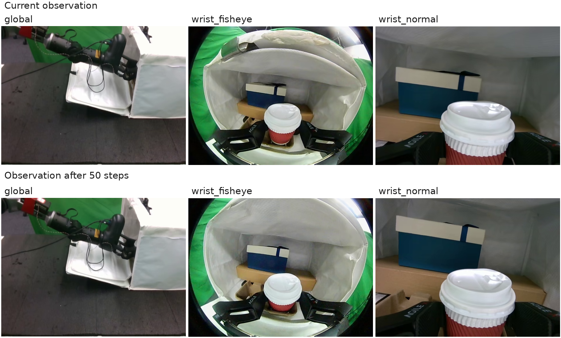 Cup insertion observations.